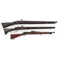 Lot of 2 Decorator Matchlock Rifles