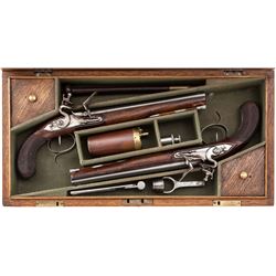Fine Copy of English Flintlock Duelers, by Wogdon