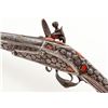 Image 2 : Albanian/Turkish Coral/Silver Fliintlock Pistol