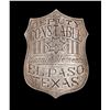 Image 1 : Silver Handmade Deputy Constable Badge, El Paso