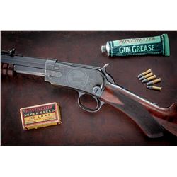 Factory Eng'd Winchester Model 90 Pump Rifle