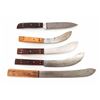 Image 4 : Lot of 5 Antique Butcher/Trade Knives
