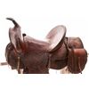 Image 6 : Early 20th C. Tooled Leather Saddle, by Stern