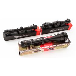 Lot of Three (3) Nikko Stirling Scopes