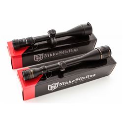 Lot of 2 Nikko Stirling Rifle Scopes