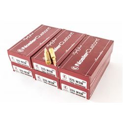 Ammo Lot: 6 Boxes Nosler Custom .325 WSM Ammo