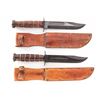 Image 1 : Lot of 2 USMC Fighting Knives