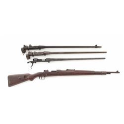 Lot of Four (4) Barreled Actions