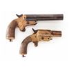 Image 2 : Lot of 2 Early 20th C. Cont'l Very Pistols