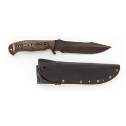 Fixed Blade Fighting Knife, by Dennis Cook