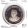 Image 1 : René Levesque Silver 999 Medal from 1977 in Proof.