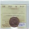 Image 1 : 5 cents 1925, ICCS F-15.