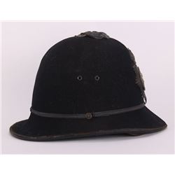 Cheshire Constabulary bobby helmet, England, mid 19th