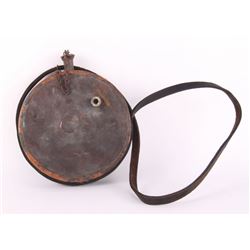 Antique Civil War Confederate Army copper canteen