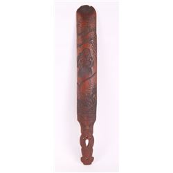 Antique Chinese wood page turner.  These were typically