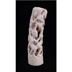 Early 20th Century, African ivory carving representing