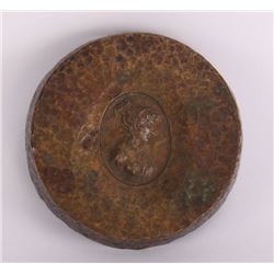 19th Century bronze paperweight.  (Size: See second