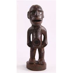 Mid 19th Century African Yombe Congo wood carved and