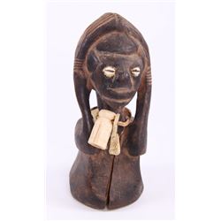 Mid 19th Century African Yombe Congo wood carved power