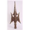 Image 1 : Early 20th Century ceremonial metal staff mounted spear