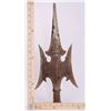 Image 2 : Early 20th Century ceremonial metal staff mounted spear