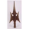 Image 3 : Early 20th Century ceremonial metal staff mounted spear