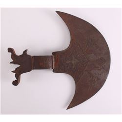 Early 20th Century, axe head.  Unknown origin.  (Size: