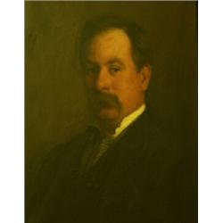 J.N. Bentley. Portrait of a gentleman, signed and dated 1901 upper left, on canvas, 59.5cm x 49.5...