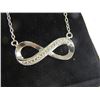 Image 2 : INFINITY DESIGN DIAMOND NECKLACE