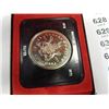 Image 1 : COIN - SILVER PROOF DOLLAR COIN - 1971 BC - IN PRESENTATION CASES INCLUDED AND PLASTIC CASE