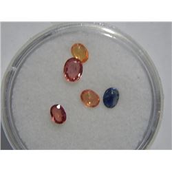 GEM JAR WITH MISC CUT HIGH QUALITY GEMS - GENUINE COLORED SAPPHIRE - TAGGED #3
