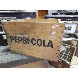 VINTAGE WOOD PEPSI CRATE