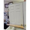 Image 1 : NEW DOOR - WHTIE INTERIOR - WITH FRAME AND HARDWARE -  30"