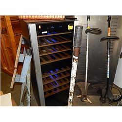 TALL SANYO WINE COOLER - WORKING