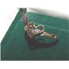 Image 3 : RING - 10K YELLOW GOLD HEART RING - SIZE 7