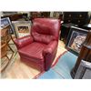 Image 1 : BURGANDY ROCKER RECLINNER