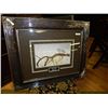 Image 1 : FRAMED PRINT - FALLEN WILLOW - SNOWY OWL  - ROBERT BATEMAN- GALLERY ESTIMATE - $375