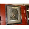 Image 2 : FRAMED LIMITED EDTION PRINT - GIANT EAGLE OWL - ROBERT BATEMAN - GALLERY ESTIMATE $1175