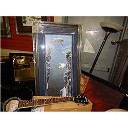 FRAMED PRINT - LEAP OF FAITH - PATRICK LUNDQUIST - GALLERY ESTIMATE- $625