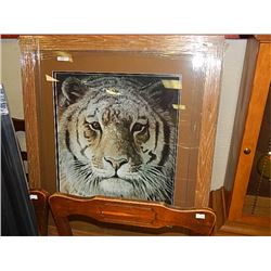 FRAMED PRINT - TIGER PORTRAIT - ROBERT BATEMAN - GALLERY ESTIMATE $625