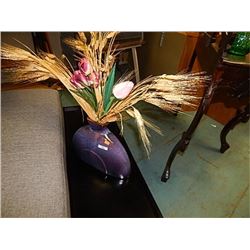 PURPLE VASE WITH FLOWERS