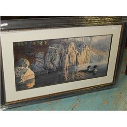 FRAMED LIMITED EDITION PRINT "LIGHT OF DAWN - DANIEL SMITH - GALLERY ESTIMATE$925