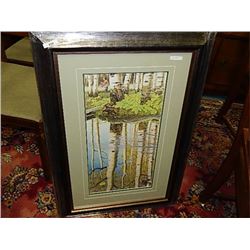 FRAMED LIMITED EDITION PRINT -FISH TALES - SCOTT KENNEDY - GALLERY ESTIMATE $625