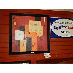 FRAMED PRINT - MODERN ART - RETAIL $249