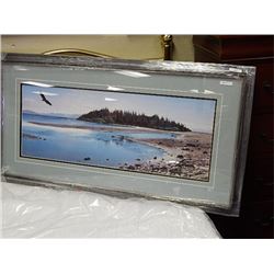 FRAMED LIMITED EDTION PRINT - SHELTER POINT - LUKE RAFFIN - GALLERY ESTIMATE $1025 - PUBLISHERS NO L