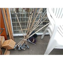 LOT OF GOLF CLUBS - 2 BUNDLES