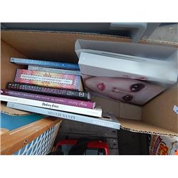 BOX OF BOOKS - MAKE-UP AND MORE