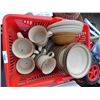 Image 1 : BASKET OF DINNERWARE