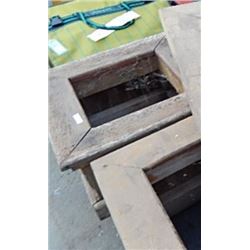 NEW PLANTER - LARGE - 19 X 19 X 11"H - WEATHERED