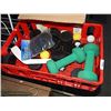 Image 1 : TRAY OF PUCKS AND HAND WEIGHTS